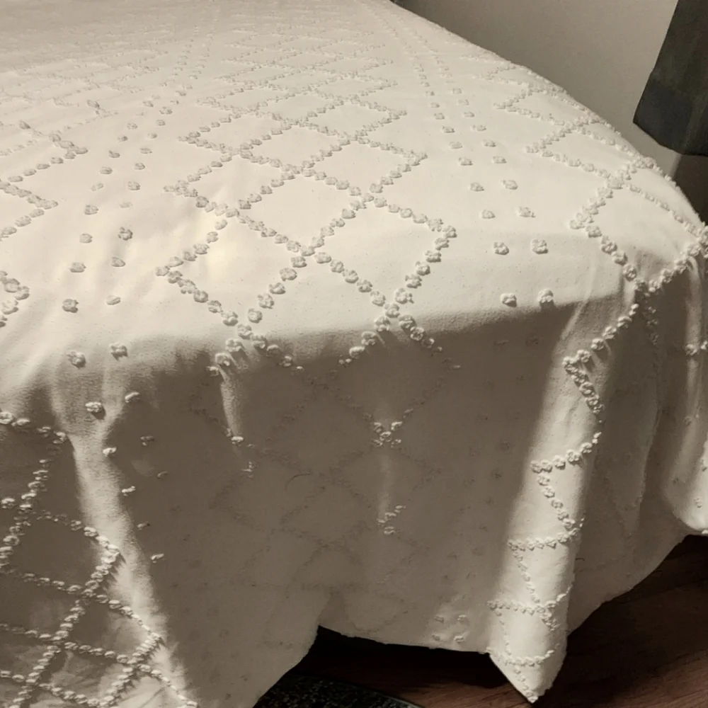 Bedsure King Size White Duvet Cover
